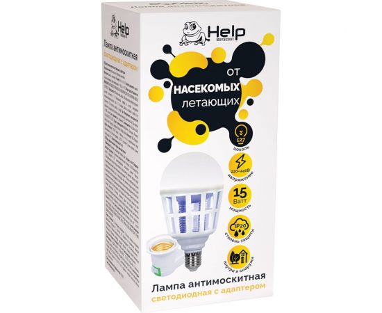 Антимоскитная светодиодная лампа с адаптером HELP 80339 – изображение 3