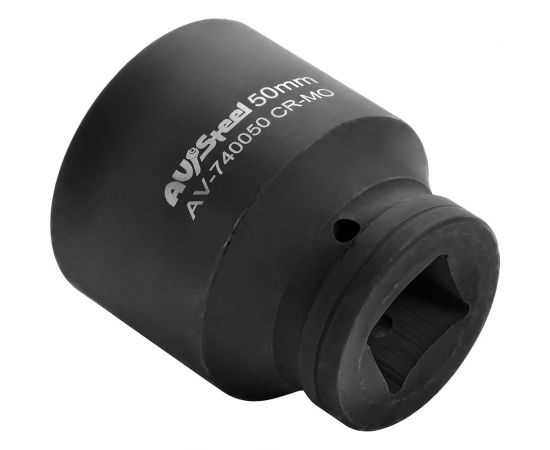 Головка ударная шестигранная (50 мм; 1DR) AV Steel AV-740050 – изображение 3