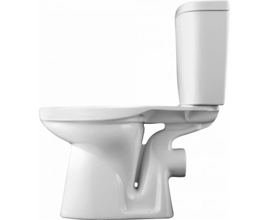 Унитаз-компакт Santek ""Анимо"" прямой выпуск, стандарт 2-режима, сиденье дюропласт, металлический крепеж NEW 1WH302132 00023694 – изображение 4