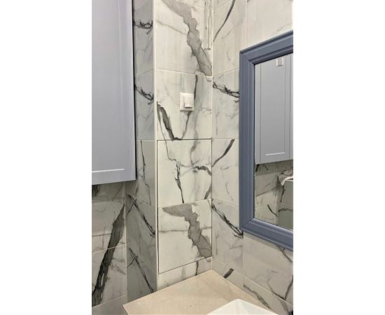 Стальной ревизионный люк под плитку Хаммер Стил 20x40 см 31200400 – изображение 4