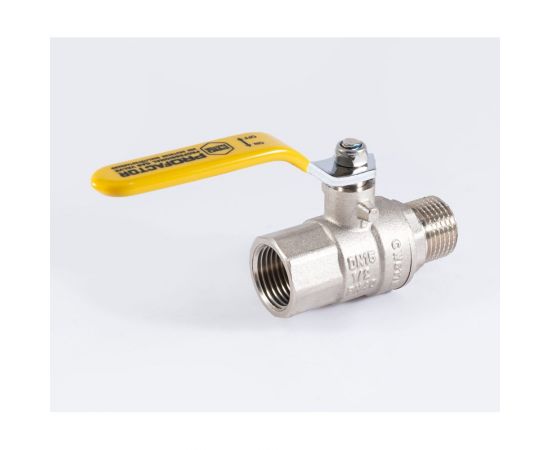 Шаровой кран для газа PROFACTOR PF GAS ручка рычаг, в/н 1/2 дюйма PF GBV 345 – изображение 4