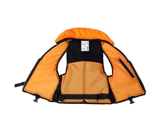 Спасательный жилет КОВЧЕГ Премиум, р. L-XL/50-52, до 85 кг, оранжевый-чёрный 725300746 – изображение 4