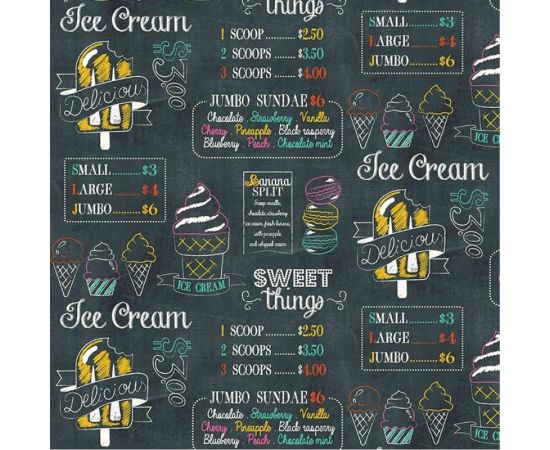 Бескаркасное кресло-кровать Mypuff Айскрим, мебельный хлопок kv_443 – изображение 5