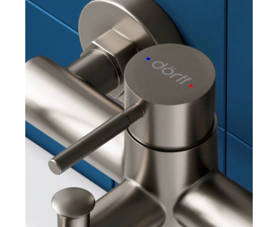 Смеситель Dorff Logic new для ванны и душа, из нержавеющей стали D3010000SS – изображение 5