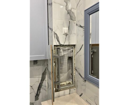 Стальной ревизионный люк под плитку Хаммер Стил 20x40 см 31200400 – изображение 5