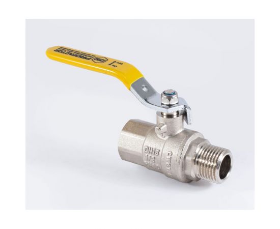 Шаровой кран для газа PROFACTOR PF GAS ручка рычаг, в/н 1/2 дюйма PF GBV 345 – изображение 6