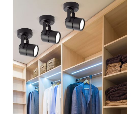 Светильник ЭРА, OL4, GU10, BK, накладной, черный, Б0044268 – изображение 6