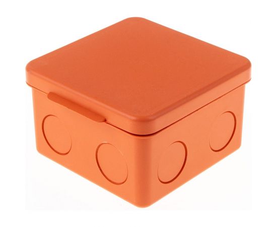 Распределительная коробка GUSI ELECTRIC 80х80х55 без отверстий 3 муфты, IP54, ОП, Негорючая С3В80 Нг Евро 