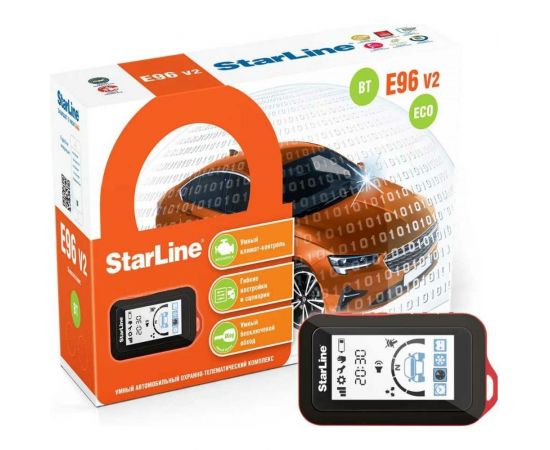 StarLine Охранно-телематичекий комплекс E96 V2 BT ECO 2CAN+4LIN 4003274 