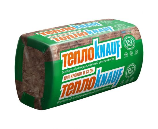 Утеплитель кровля/стена TеплоKNAUF (100x610x1230 мм; 8 плит в упаковке) 751541 