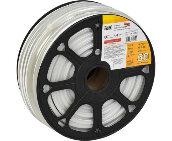IEK Лента LED ""неон"" 50м LSR-2835R120-9,6-IP67-220В LSR5-6-120-67-0-50 