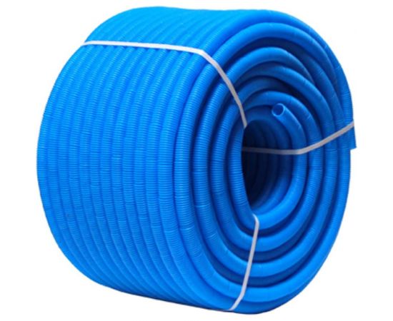 Гофра Uni-Fitt 25 мм, синяя, для труб 16 мм, 50 м 583B2505 