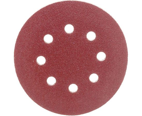 Круг шлифовальный (5 шт; 125 мм; P80; 8 отв.) MOS 39834М 