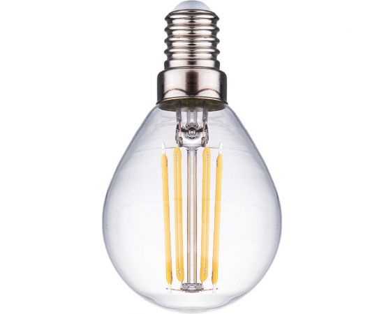 Нитевидная лампа Фарлайт прозрачная шар G45 7Вт 2700К Е14 FAR000031 