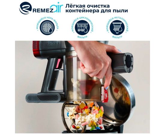 Remezair Вертикальный беспроводной пылесос RMVC-504 MultiClick Pro Aqua ЦБ-00000440 – изображение 12