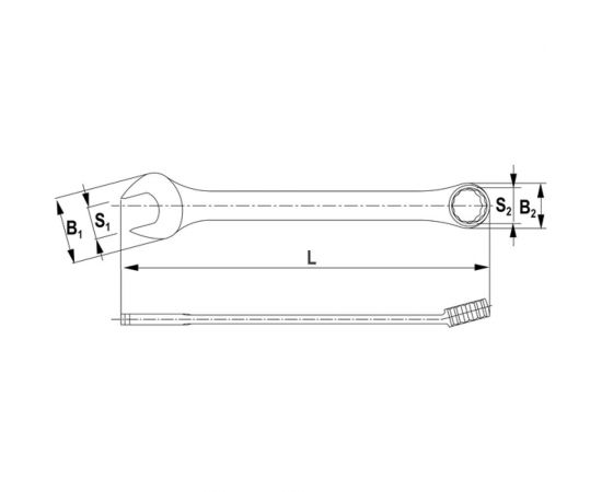 Комбинированный ключ THORVIK CW00021 21 мм 52035 – изображение 2