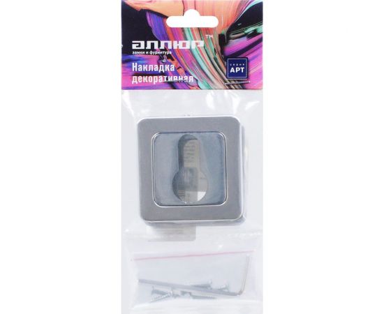 Накладка для цилиндрового механизма Аллюр SN/CP4282 (матовый никель; хром) 11450 – изображение 2