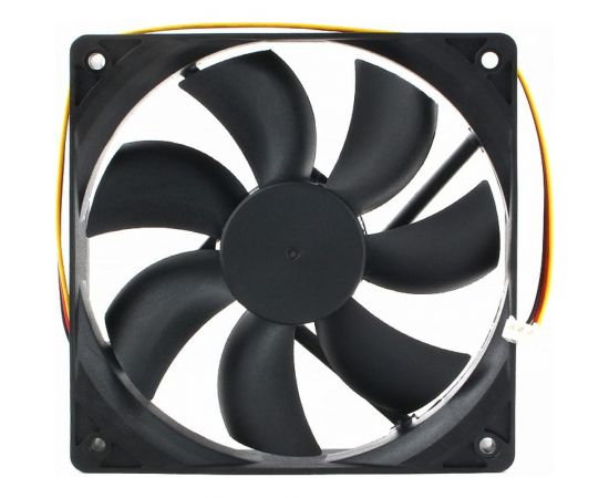 Гидродинамический вентилятор Gembird 120x120x25 3 pin провод 30 см D12025HM-3 – изображение 2