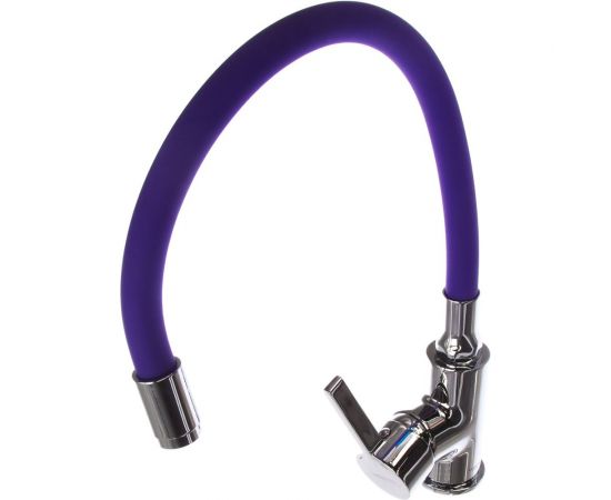 Смеситель для кухни LEDEME гибкий шланг, фиолетовый L4898-8 808287 – изображение 2