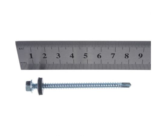 Саморез по металлу Daxmer св. №3 5,5х76 цинк 13179 – изображение 2