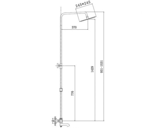 Haiba Душевая система HB2422 – изображение 2