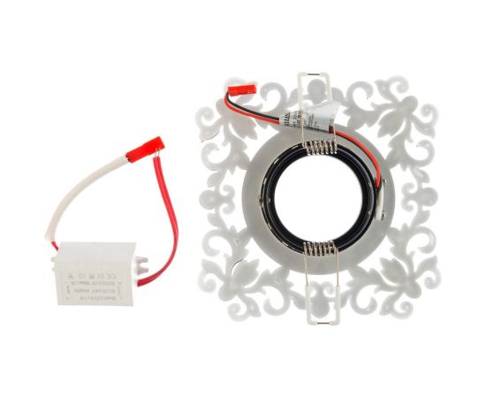 Светильник, Квадрат/узор, Черный, Gu5.3, 3W, LED 4000K Gauss Backlight BL129 – изображение 3