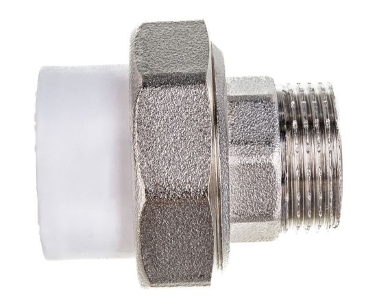 Комбинированная муфта TEBO TR-TB разъемная, наружная резьба, американка, 25x3/4 O-ring 015022105 – изображение 3