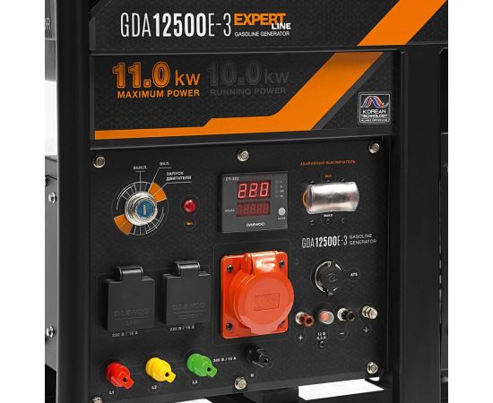 Бензиновый генератор DAEWOO GDA 12500E-3 – изображение 3
