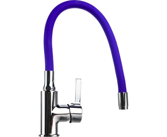 Смеситель для кухни LEDEME гибкий шланг, фиолетовый L4898-8 808287 – изображение 3