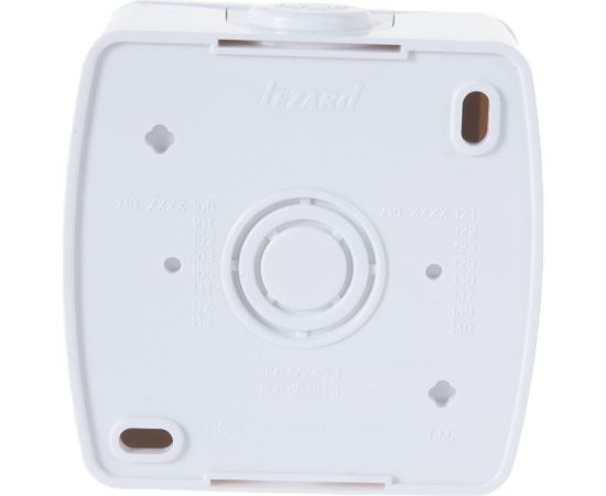 Розетка Lezard NATA, без заземления, керамика, белый 710-0200-121 – изображение 4