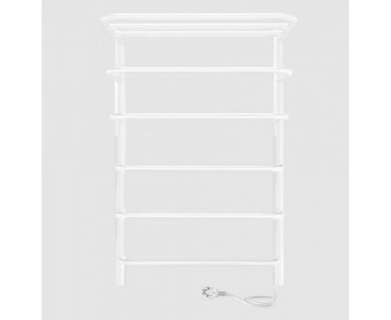 INDIGO Полотенцесушитель Hit (electro) 80/50 (скр.монтаж, унив.подкл.R/L, Белый матовый) LHE80-50WMR – изображение 4