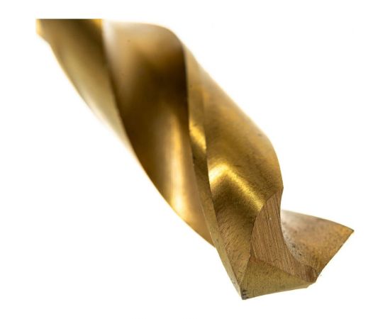 Сверло по металлу титановое HSS-TIN DIN-338 (11х94х142 мм) МастерАлмаз 10501556 – изображение 5