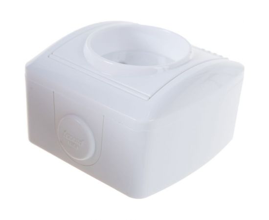 Розетка Lezard NATA, без заземления, керамика, белый 710-0200-121 – изображение 5