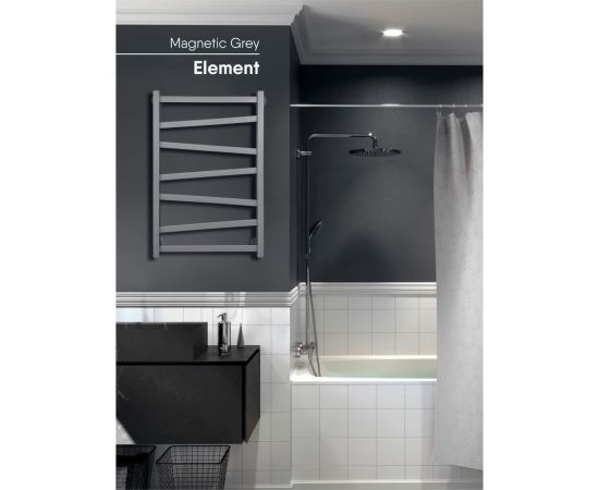 INDIGO Полотенцесушитель Element (в.р.3/4"") 80/50 (к-3, Magnetic Grey) LEWPF80-50MGK3 – изображение 6