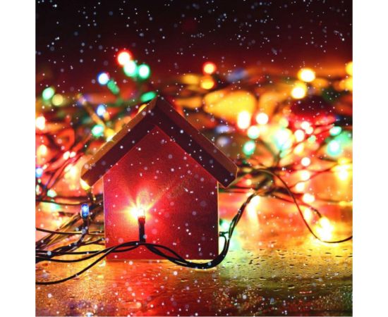 Гирлянда Vilart 220В, 21Вт, 3,5м, 50 ламп, мульти, IP20, шнур зелёный 15-77 – изображение 6