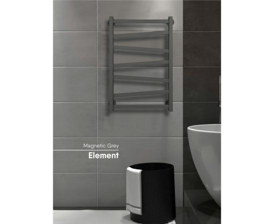 INDIGO Полотенцесушитель Element (в.р.3/4"") 80/50 (к-3, Magnetic Grey) LEWPF80-50MGK3 – изображение 7