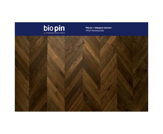 Масло для пола с твердым воском BIO PIN 1910 Hartwachsol, в цвете прозрачный коричневый 45 мл 19106F103 – изображение 7