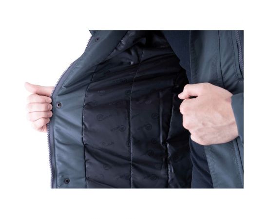 Демисезонная куртка ГК Спецобъединение ШТУРМАН серый/василёк, размер 104-108, рост 170-176 Кур 416/104/170 – изображение 7