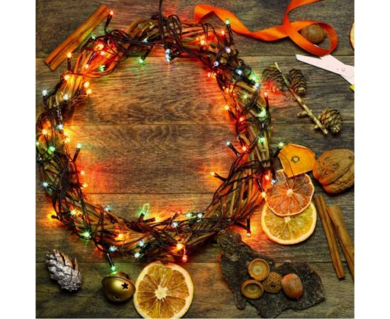 Гирлянда Vilart 220В, 21Вт, 3,5м, 50 ламп, мульти, IP20, шнур зелёный 15-77 – изображение 7