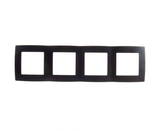 Рамка ЭРА 12-5004-05 на 4 поста, антрацит Б0014775 