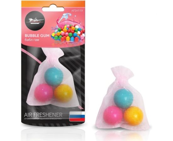 Ароматизатор Airline Шарики в мешочке, бабл гам AFSH119 