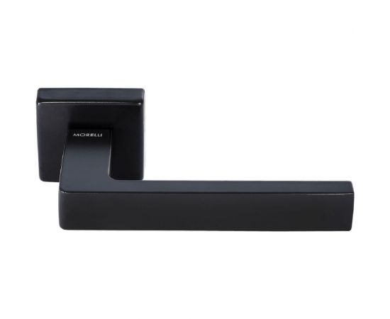 Дверная ручка MORELLI HORIZONT SQ NERO цвет - черный 9012304 