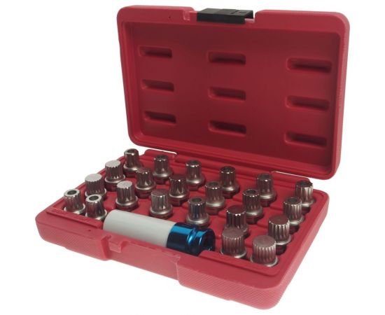 Набор головок для секретных болтов VW 23 предметов JTC 6743 