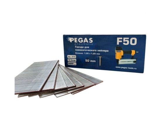 Гвозди F50 5000 шт Pegas PGS-1210 