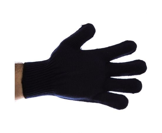 Трикотажные перчатки СИБРТЕХ, акрил, синие, оверлок, 68655 