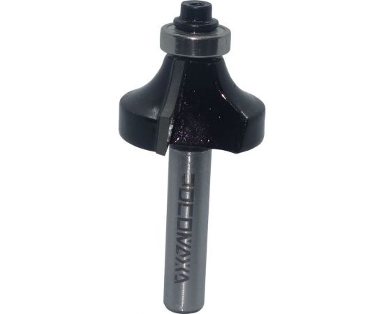 Фреза кромочная калевочная с нижним подшипником серия 1017 (35x18 мм; R12 мм; хвостовик 8 мм) Росомаха 801709 