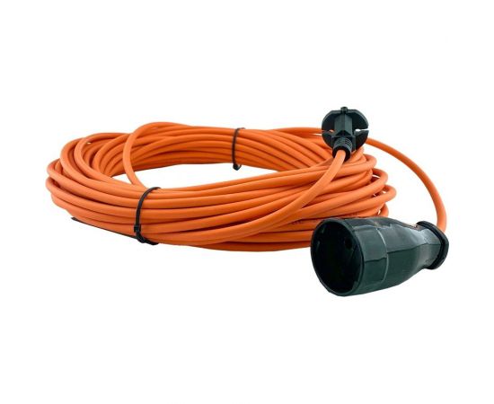 Силовой удлинитель Glanzen шнур, 20 м, штепсельное гнездо, ПВС 2х1 арт. ES-20-002 00-00006699 