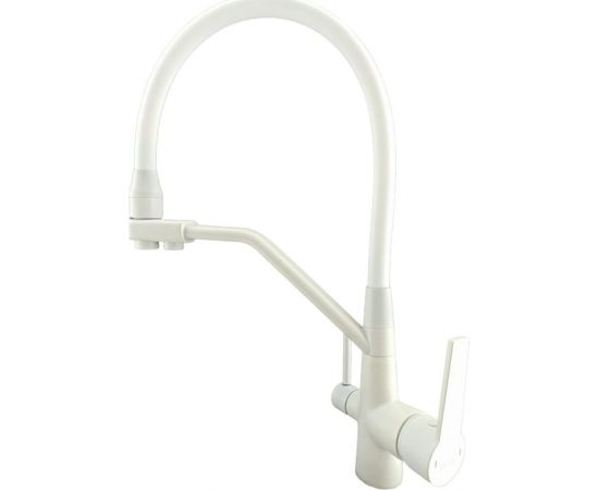 OUTE Смеситель для кухни с гибким съемным изливом и дополнительным выводом фильтра T603BK-341 – изображение 2