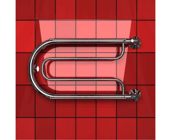 Водяной полотенцесушитель Двин B 32/70 1" с полкой – изображение 2