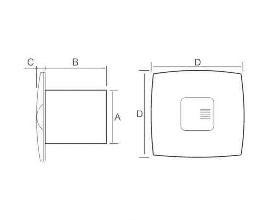 Вентилятор MTG A120SXS-K светлое дерево+клапан+таймер 32890 – изображение 2